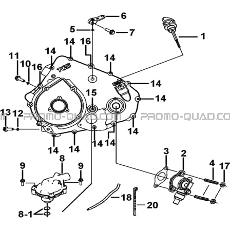 CACHE CARTER MOTEUR GAUCHE 2  Tgb  All years all cylinders  Original parts OEMCACHE CARTER MOTEUR GAUCHE 2  Tgb  All years all cylinders  Original parts OEM