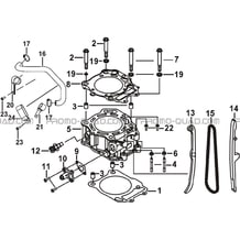 CYLINDRE pour Tgb Toutes les cylindrées Toutes les années BLADE 500 SL EFI