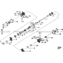 SYSTEME DE TRANSMISSION pour Tgb all cylinders All years BLADE 500 SL EFI