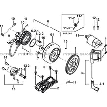 SYSTEME ELECTRIQUE 1 pour Tgb all cylinders All years BLADE 500 SL EFI