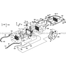 ENSEMBLE REFROIDISSEMENT pour Tgb all cylinders All years BLADE 500 SL EFI