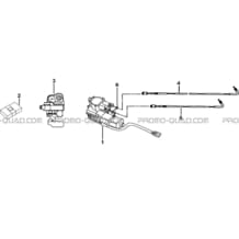 MOTEUR DE DIFFERENTIEL pour Tgb all cylinders All years BLADE 500 SL EFI