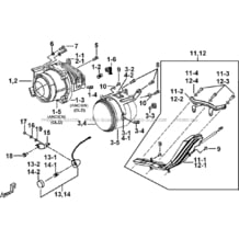 ECLAIRAGE AVANT pour Tgb Toutes les cylindrées Toutes les années BLADE 500 SL EFI
