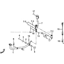PEDALE DE FREIN pour Tgb Toutes les cylindrées Toutes les années BLADE 500 SL EFI