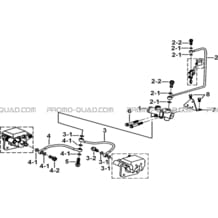 DISTRIBUTEUR FREINAGE AVANT (NO SERIE   017382) pour Tgb all cylinders All years BLADE 500 SL EFI