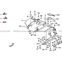 CARROSSERIE AVANT pour Tgb all cylinders All years BLADE 500 SL EFI