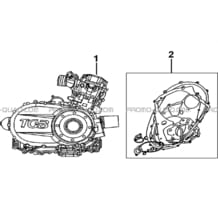 MOTEUR pour Tgb Toutes les cylindrées Toutes les années BLADE 525 SE-FI 2012 SL-FI 2014