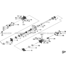 SYSTEME DE TRANSMISSION pour Tgb all cylinders All years BLADE 525 SE-FI 2012 SL-FI 2014