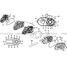 CARTER MOTEUR pour Tgb all cylinders All years BLADE 525 SE-FI 2012 SL-FI 2014