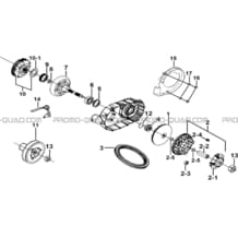 VARIATEUR pour Tgb all cylinders All years BLADE 525 SE-FI 2012 SL-FI 2014