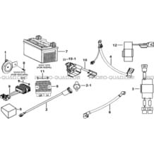 SYSTEME ELECTRIQUE 3 pour Tgb all cylinders All years BLADE 525 SE-FI 2012 SL-FI 2014