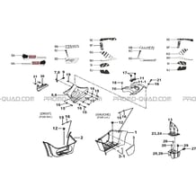 MARCHE-PIED pour Tgb all cylinders All years BLADE 525 SE-FI 2012 SL-FI 2014