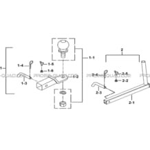 ATTELAGES (OPTION) pour Tgb all cylinders All years BLADE 525 SE-FI 2012 SL-FI 2014