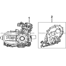 MOTEUR pour Tgb Toutes les cylindrées Toutes les années BLADE 525 SE-FI 4X4 2016