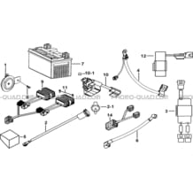 SYSTEME ELECTRIQUE 3 pour Tgb Toutes les cylindrées Toutes les années BLADE 525 SE-FI 4X4 2016