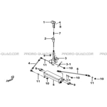 LEVIER DE VITESSES pour Tgb Toutes les cylindrées Toutes les années BLADE 525 SE-FI 4X4 2016