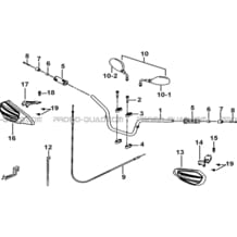 GUIDON pour Tgb Toutes les cylindrées Toutes les années BLADE 525 SE-FI 4X4 2016