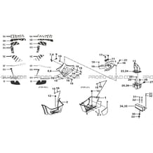 MARCHE-PIED pour Tgb Toutes les cylindrées Toutes les années BLADE 525 SE-FI 4X4 2016