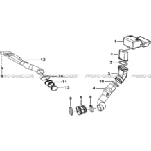 SYSTEME ADMISSION pour Tgb Toutes les cylindrées Toutes les années BLADE 550 LT EPS