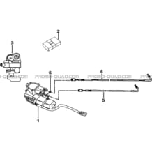 MOTEUR DE DIFFERENTIEL pour Tgb Toutes les cylindrées Toutes les années BLADE 550 LT EPS