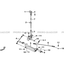 LEVIER DE VITESSES pour Tgb Toutes les cylindrées Toutes les années BLADE 550 LT EPS