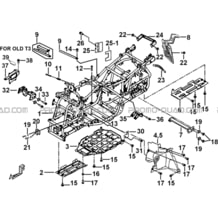 CHASSIS pour Tgb Toutes les cylindrées Toutes les années BLADE 550 SE EPS