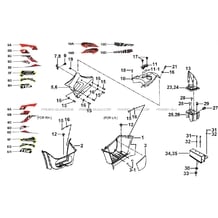 MARCHE-PIED pour Tgb Toutes les cylindrées Toutes les années BLADE 550 SE EPS