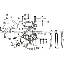 CYLINDRE pour Tgb Toutes les cylindrées Toutes les années BLADE 550LT-FI 4X4 2016