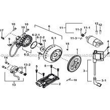 SYSTEME ELECTRIQUE 1 pour Tgb Toutes les cylindrées Toutes les années BLADE 550LT-FI 4X4 2016