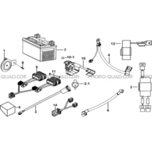 SYSTEME ELECTRIQUE 3 pour Tgb Toutes les cylindrées Toutes les années BLADE 550LT-FI 4X4 2016