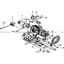 SUPPORTS DIFFERENTIEL ARRIERE pour Tgb Toutes les cylindrées Toutes les années BLADE 550LT-FI 4X4 2016