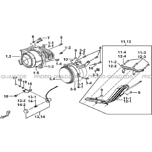 ECLAIRAGE AVANT pour Tgb Toutes les cylindrées Toutes les années BLADE 550LT-FI 4X4 2016