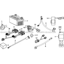 SYSTEME ELECTRIQUE 3 pour Tgb Toutes les cylindrées Toutes les années BLADE 550LT-FI 4X4 NEW