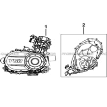 MOTEUR pour Tgb Toutes les cylindrées Toutes les années BLADE 600 LTX