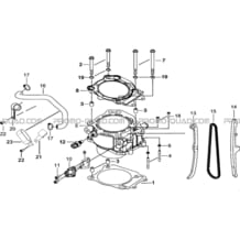 CYLINDRE pour Tgb Toutes les cylindrées Toutes les années BLADE 600 LTX