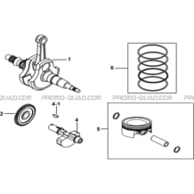 VILEBREQUIN pour Tgb Toutes les cylindrées Toutes les années BLADE 600 LTX