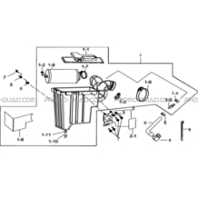 ENSEMBLE FILTRE A AIR pour Tgb all cylinders All years BLADE 600 LTX