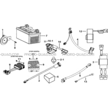 SYSTEME ELECTRIQUE 3 pour Tgb Toutes les cylindrées Toutes les années BLADE 600 LTX