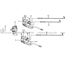 MOTEUR DE DIFFERENTIEL pour Tgb Toutes les cylindrées Toutes les années BLADE 600 LTX