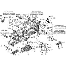 CHASSIS pour Tgb Toutes les cylindrées Toutes les années BLADE 600 LTX