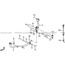 PEDALE DE FREIN pour Tgb Toutes les cylindrées Toutes les années BLADE 600 LTX