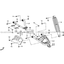 SUSPENSION AVANT pour Tgb Toutes les cylindrées Toutes les années BLADE 600 LTX