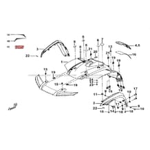 CARROSSERIE AVANT pour Tgb Toutes les cylindrées Toutes les années BLADE 600 LTX