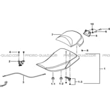 SELLE pour Tgb Toutes les cylindrées Toutes les années BLADE 600 LTX