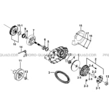 VARIATEUR pour Tgb Toutes les cylindrées Toutes les années BLADE 600 SE EPS