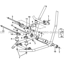 SUPPORTS MOTEUR pour Tgb all cylinders All years BLADE 600 SE EPS