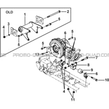 SUPPORTS DIFFERENTIEL ARRIERE pour Tgb Toutes les cylindrées Toutes les années BLADE 600 SE EPS