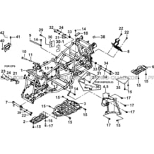 CHASSIS pour Tgb all cylinders All years BLADE 600 SE EPS