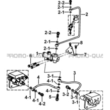 DISTRIBUTEUR FREINAGE AVANT pour Tgb Toutes les cylindrées Toutes les années BLADE 600 SE EPS