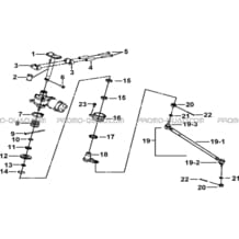 COLONNE DIRECTION EPS pour Tgb Toutes les cylindrées Toutes les années BLADE 600 SE EPS